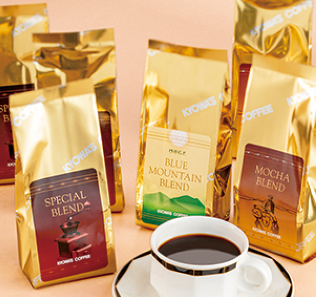 「キョーワズコーヒー」挽きたて工場直送レギュラーコーヒー