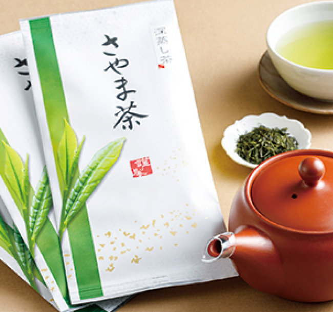 「狭山茶製造元長峰園」深蒸し狭山茶3本セット（常滑急須付）