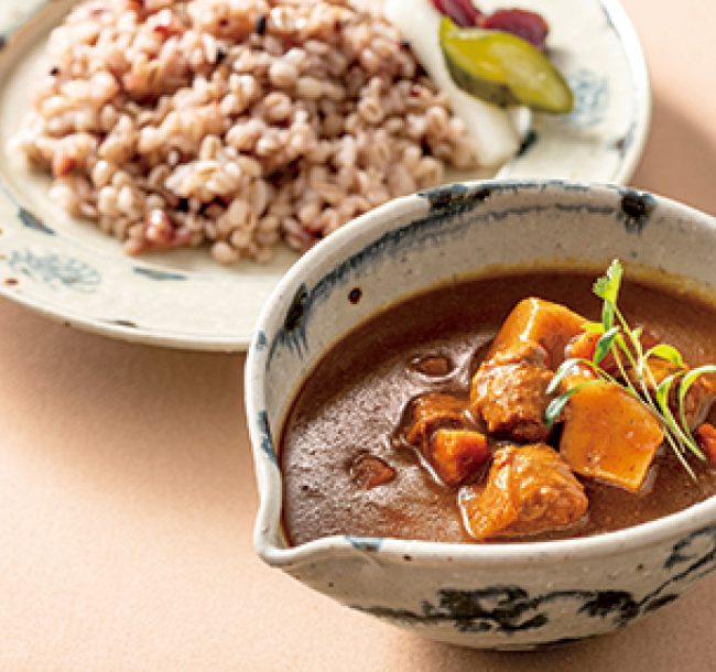 美濃吉　京の都もち豚カレー