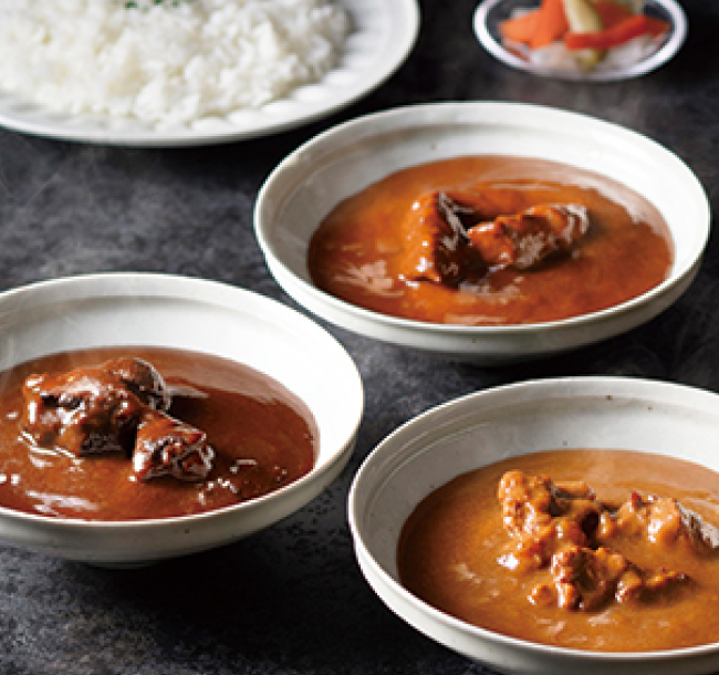 「米沢牛黄木」お肉屋さんの黒毛和牛カレーセット
