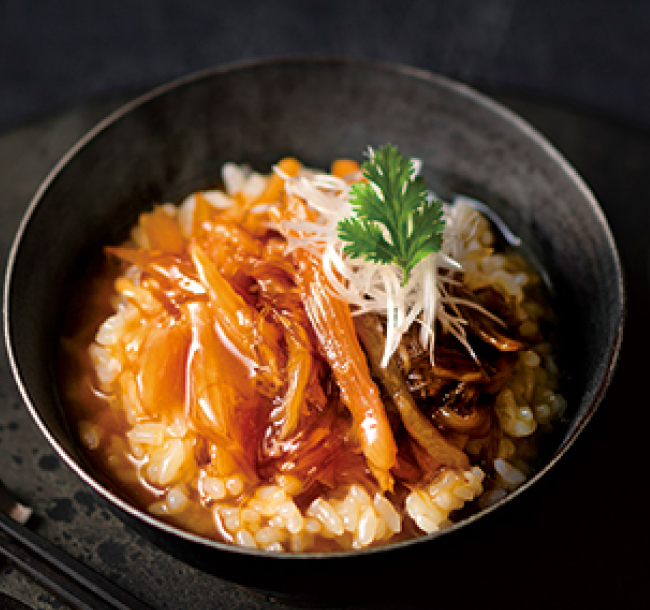 「日本橋 古樹軒」ごはんによく合うふかひれ 3食