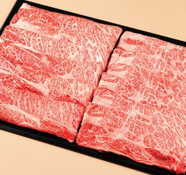 「肉處 和心」黒毛和牛 すき焼（肩ロース）