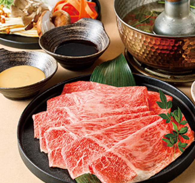 「スギモト」松阪牛しゃぶしゃぶ用鍋セット