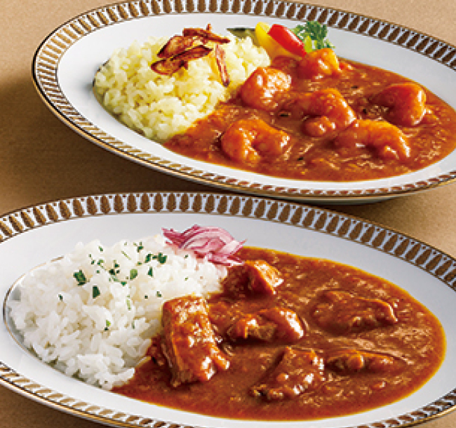 「帝国ホテル」2種のカレーセット