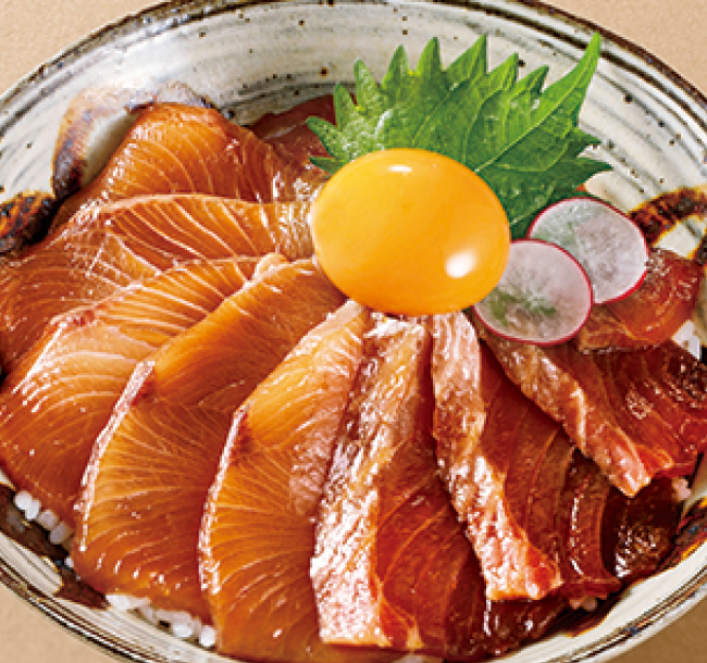 「活魚黒門」高知県産おさかな丼のセット