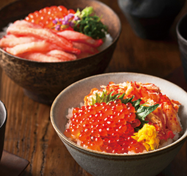 北海道産　イクラとカニ丼ぶりの具