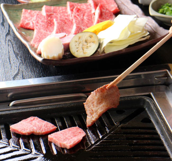 大和榛原牛焼肉６種盛