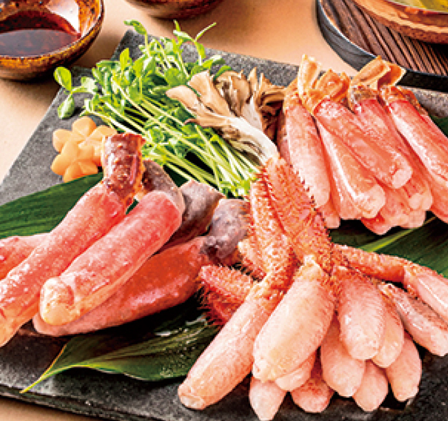 「北海道 北食往来」三大蟹しゃぶしゃぶセット
