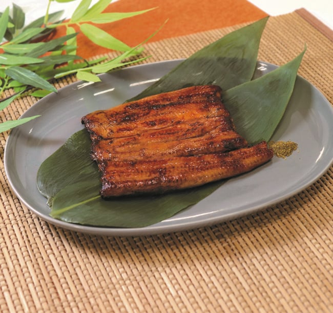 国産炭火焼鰻蒲焼、笹包み鰻おこわ詰合せ